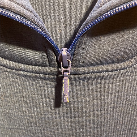 North Face Thermal 3D 1/4 Inch Zip Blue Pullover Size XS - Picture 3 of 7